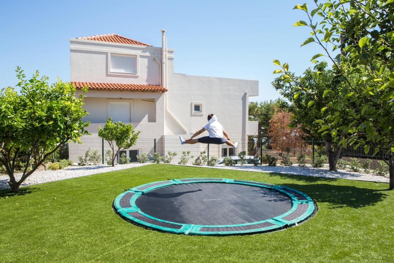 Effies Cozy Villa-Spectacular View And Playground Roussospition Exterior photo